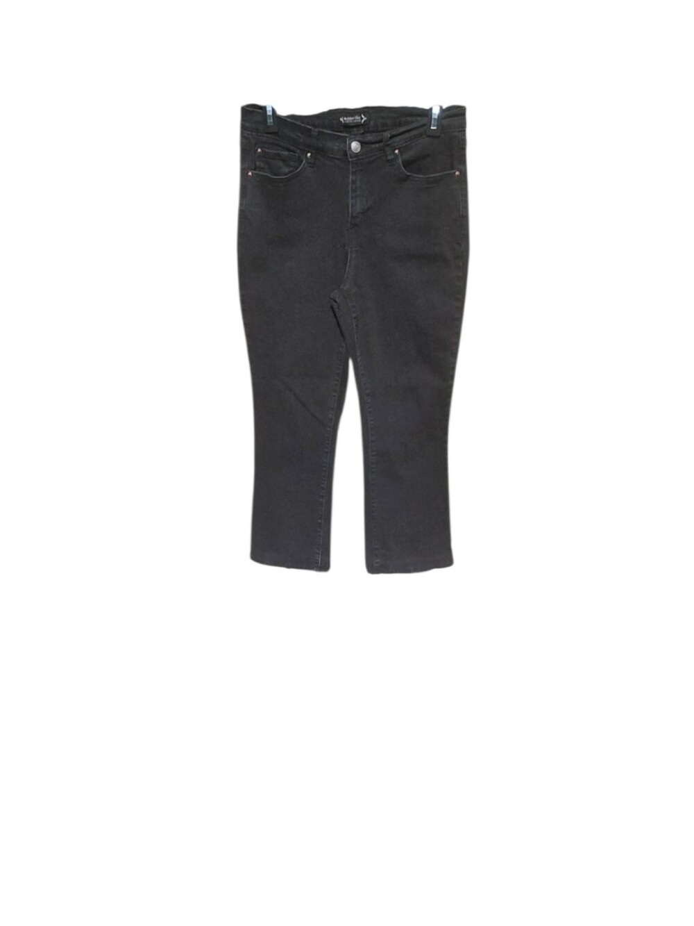 8435.Women's Black Nanette Lepore Bootcut Jeans Size 6, W28" 24" Inseam 10" Rise